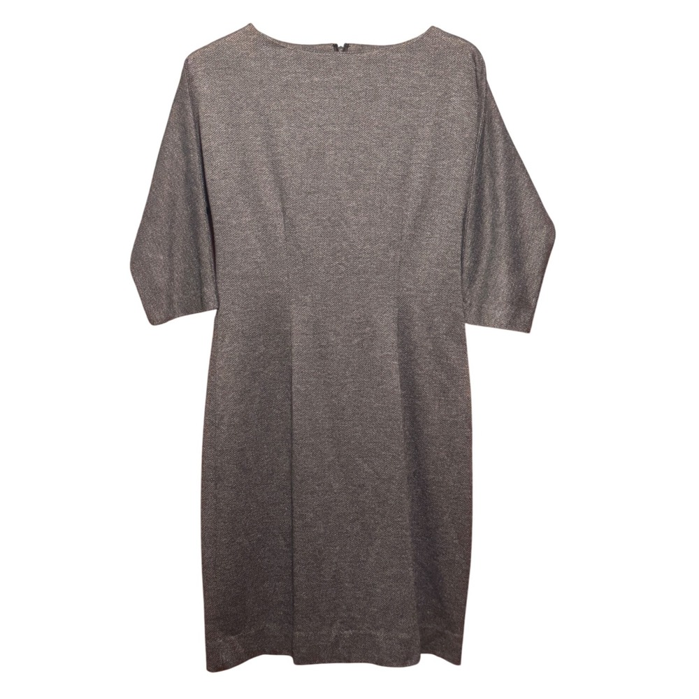 Brooks‎ Brothers Womens Dress Size 4 Gray Herringbone Career Office Knee Length